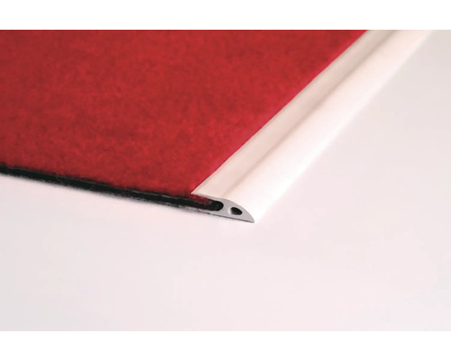 Inzetprofiel, eenzijdig, zacht PVC, bruin, zelfklevend, 30 x 1000 mm
