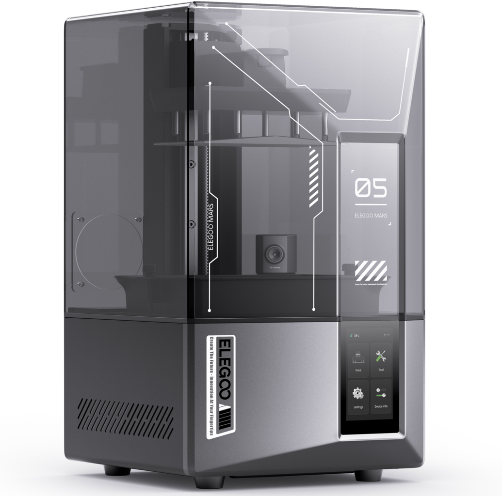 Elegoo  Mars 5 Ultra    Anfängerfreundlicher Resin Drucker mit smarten Features