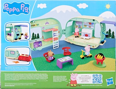 Peppa Gris Campingvogn Lekesett med Figurer