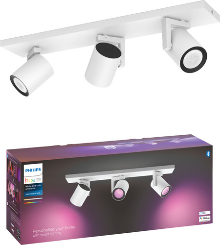 Philips Hue Argenta Opbouwspot White and Color - Wit - 3-spots