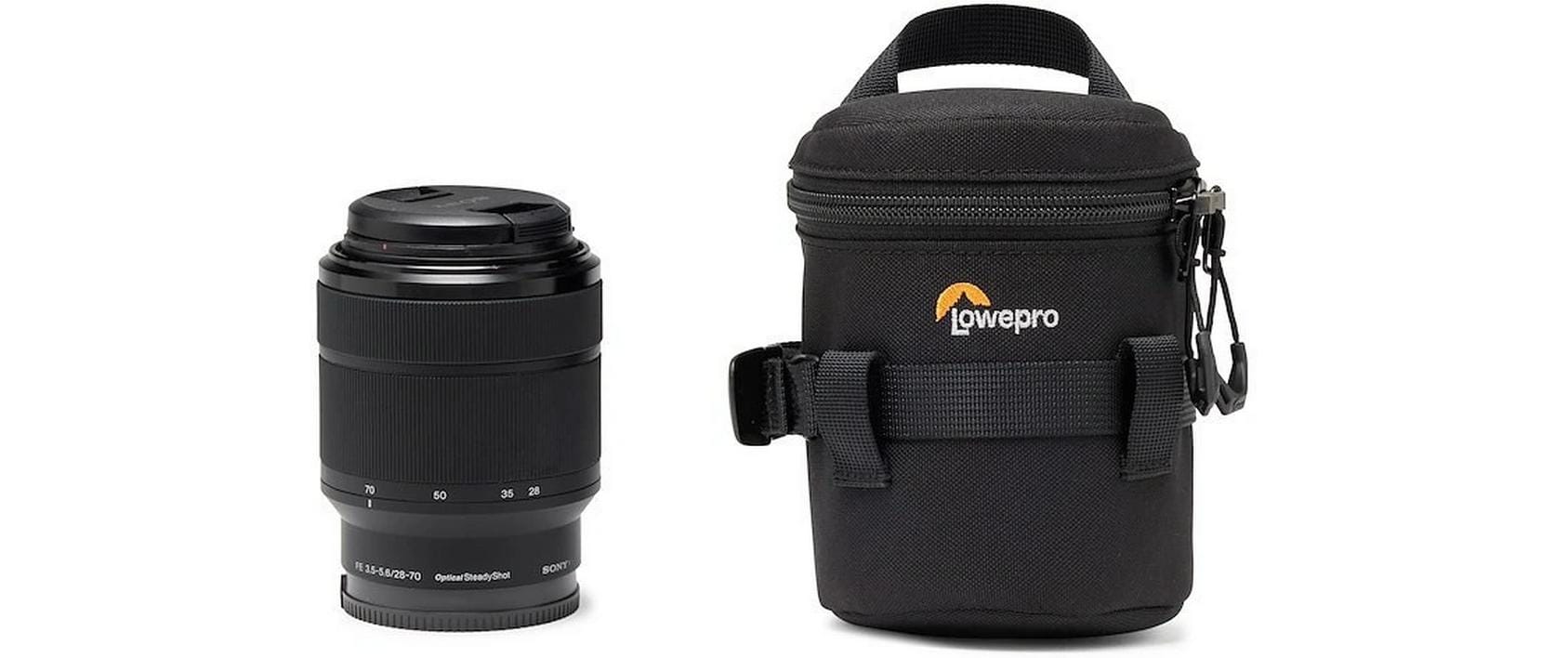 Objektivtasche ProTactic LCS 9 x 13 IIIGepolsterte Tasche mit Zurrgurt für Objektive mit bis zu 9 cm Durchmesser und 13 cm Länge