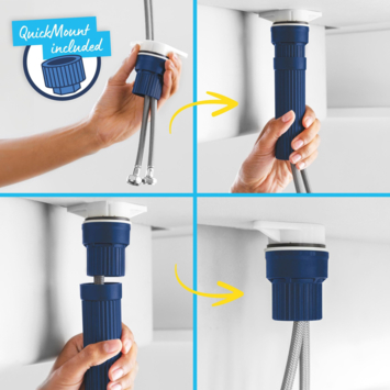 Grohe wastafelkraan Start S-size QuickFix mat zwart