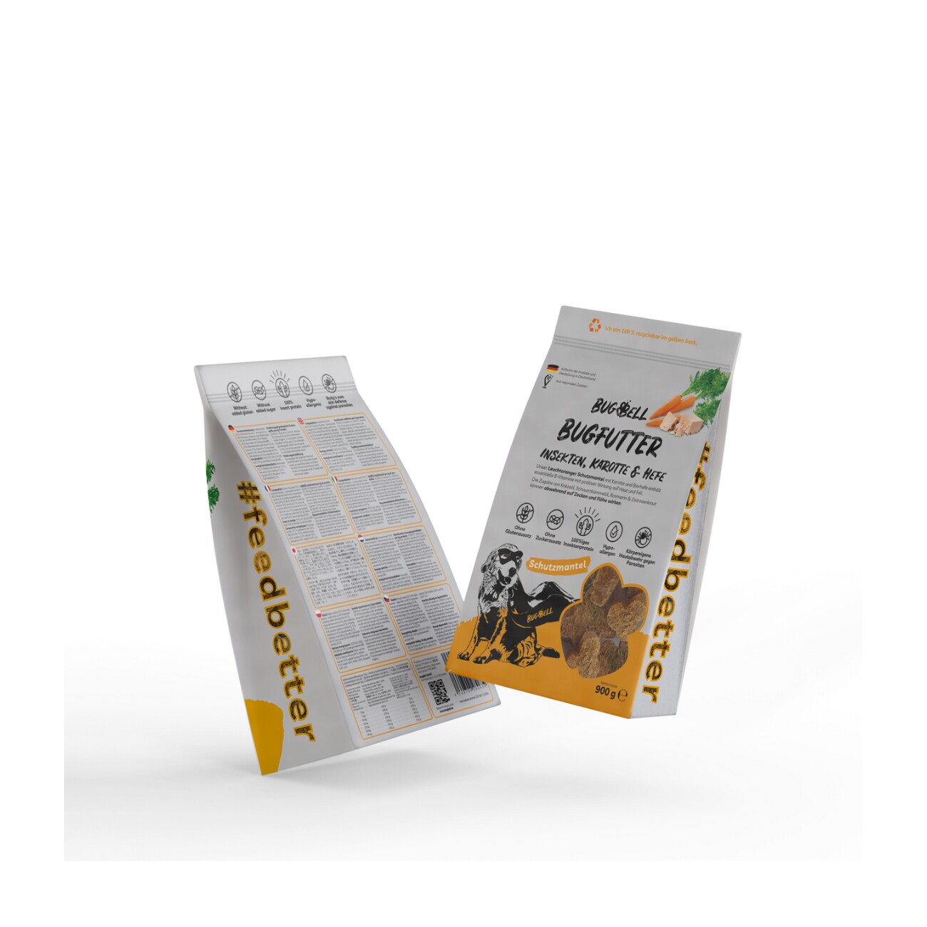 BugBell GmbH BugBell Adult Karotte & Hefe 900 g