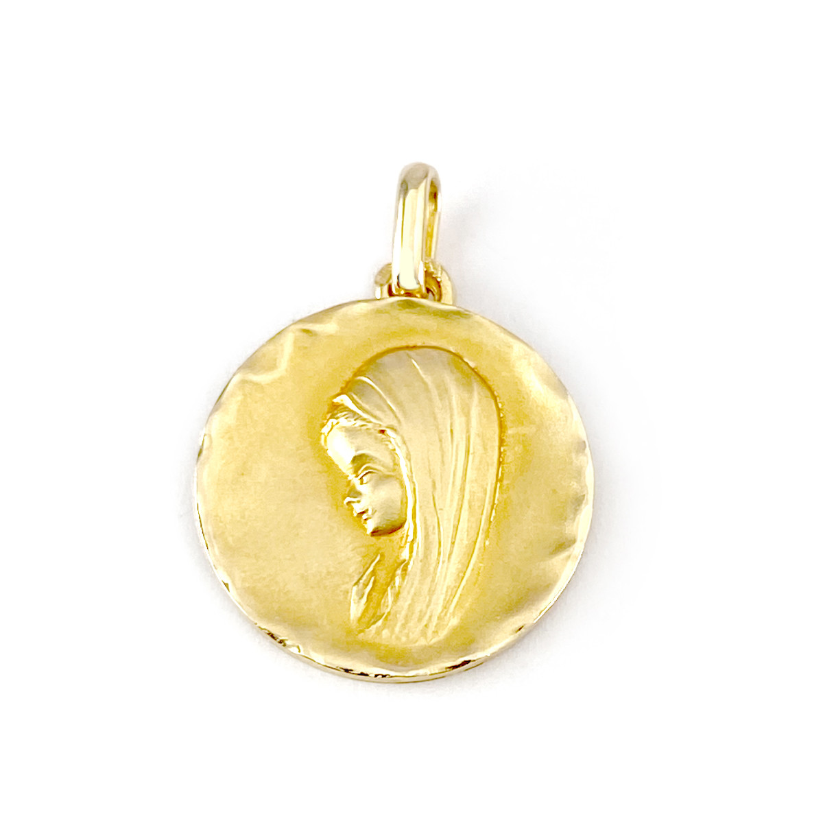 Pendentif médaille d'occasion or 750 jaune