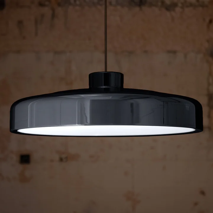 NINE - Lacquer LED Pendelleuchte S, grau