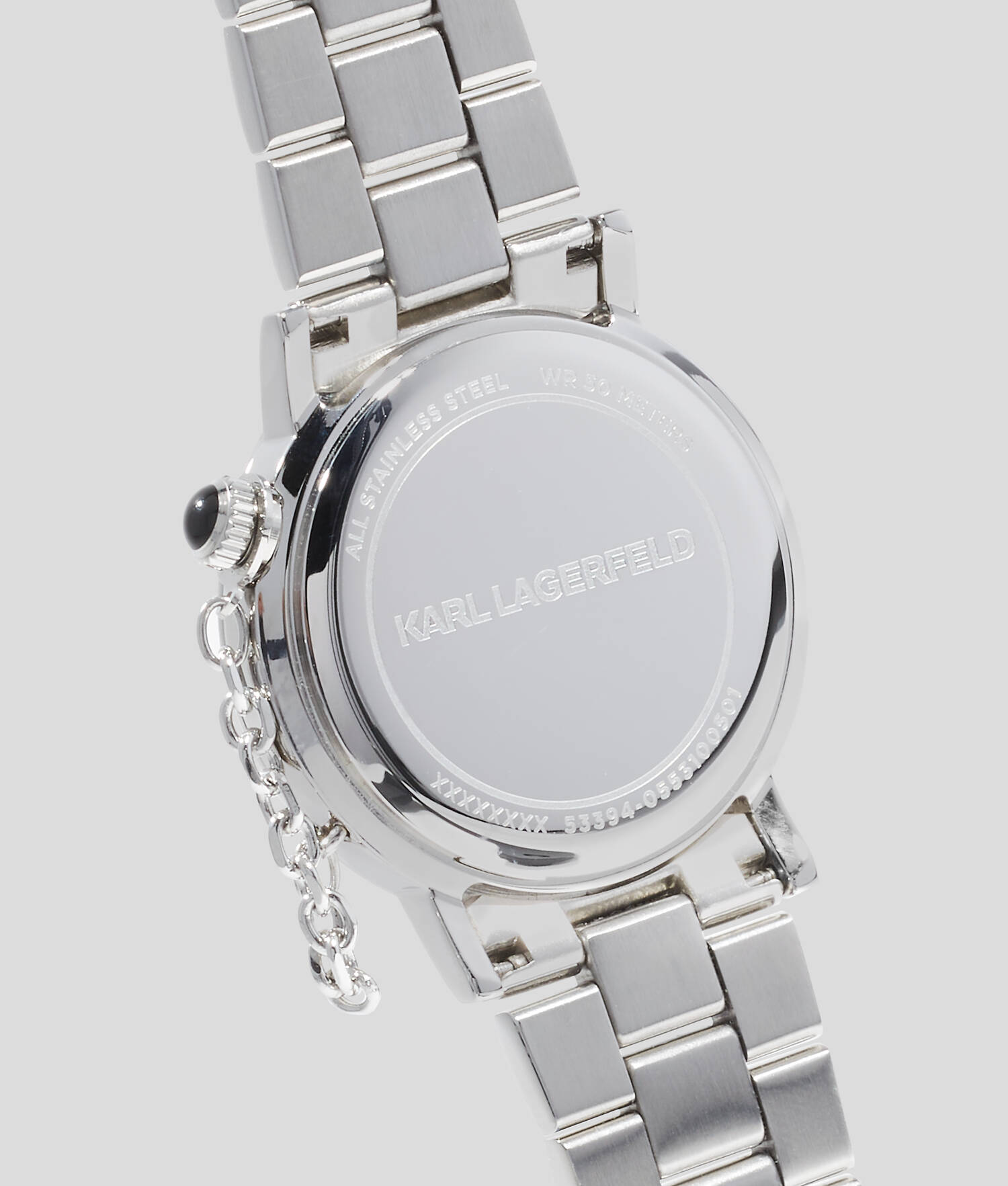 Montre ornée de cristaux - Argent
