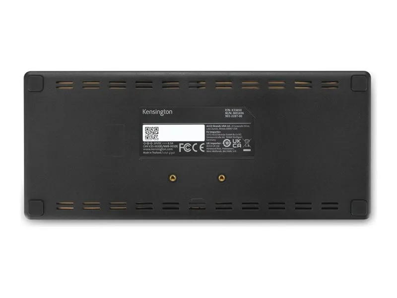 SD4781P USB-C® og USB-A Dual 4K-dockingstation Sort