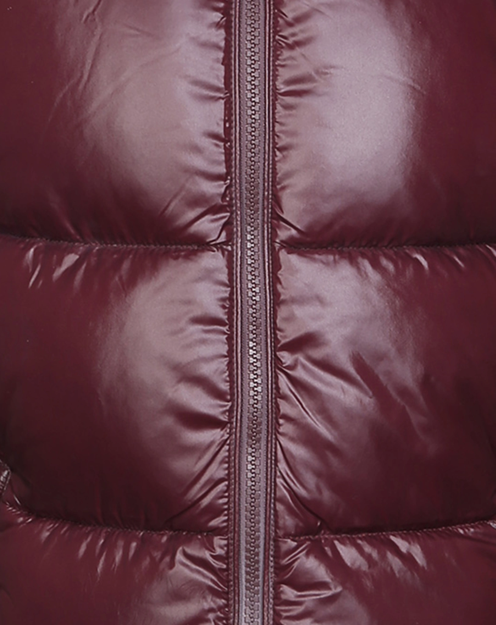 Steppweste UMA LUCK lang in burgundy black
