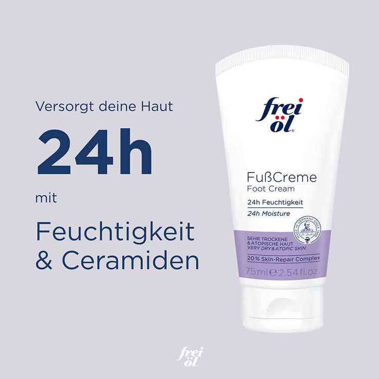 Frei Öl Hydrolipid Fußcreme, 75 ml