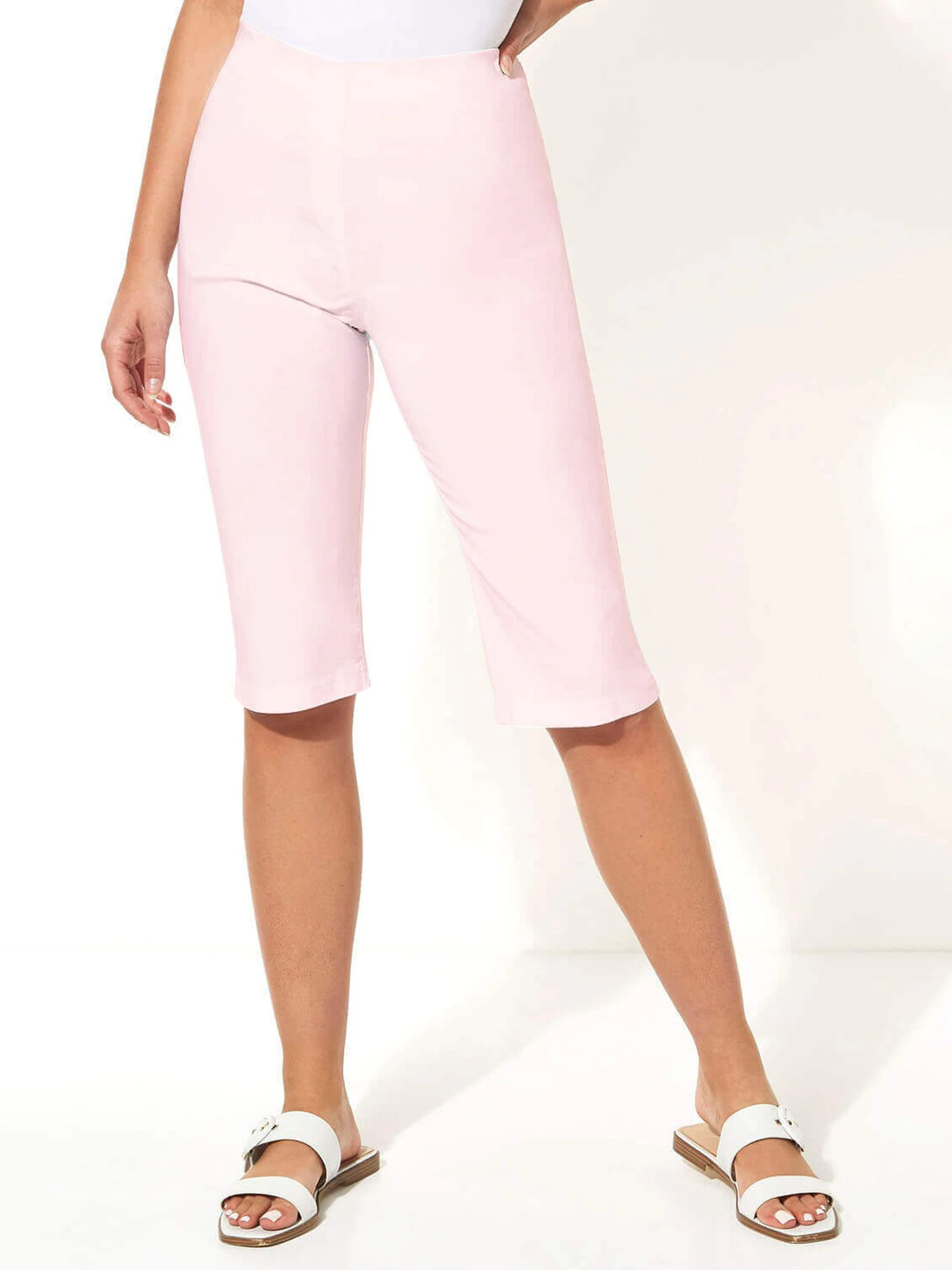 Lichtroze - Roman - Knielange stretchshort