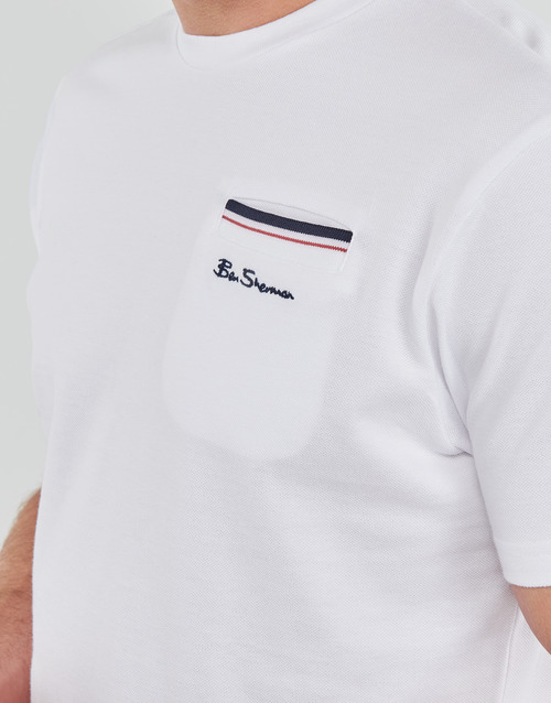Ben Sherman - PIQUE POCKETT - Blanc