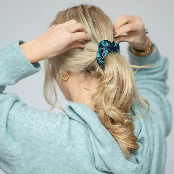 Velours Scrunchie Grün