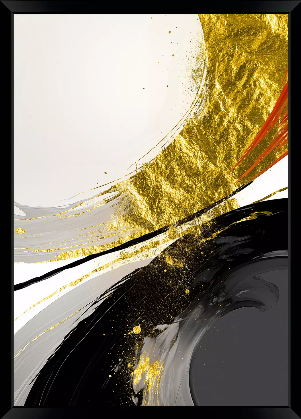 Wandbild 50 x 70 cm Abstraction IV