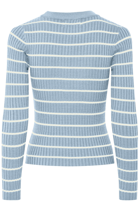 Pieces blauwe dames trui