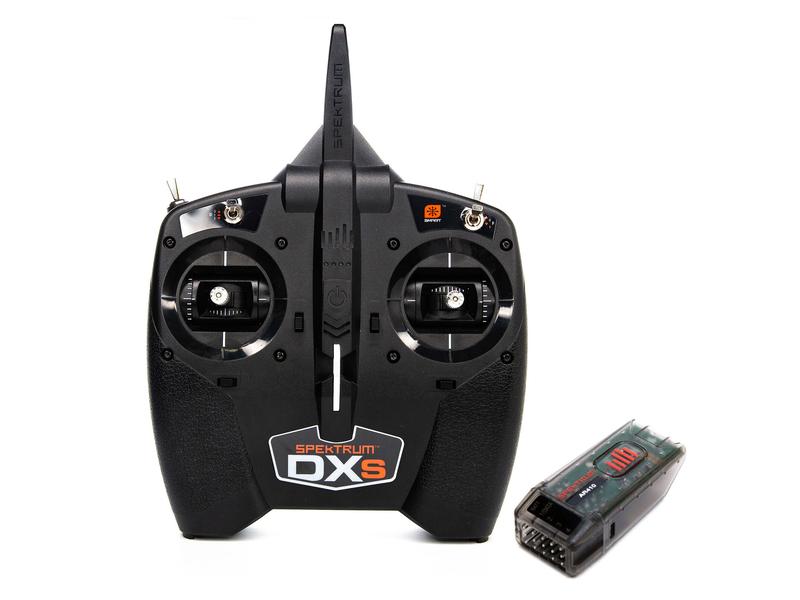 Spektrum Fernsteuerung DXS DSMX 7-Kanal mit AR410 Einfacher 7-Kanal Sender für Flugmodelle