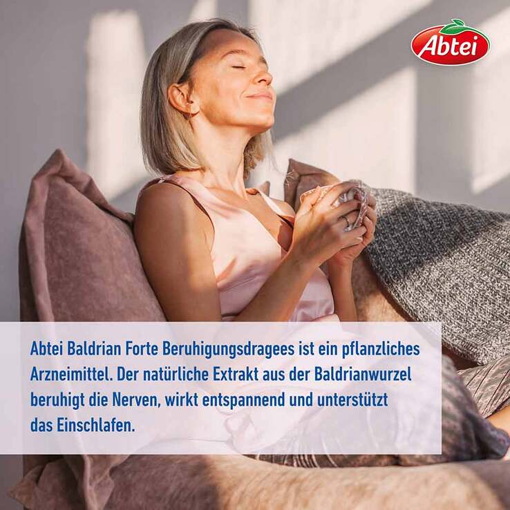 Abtei Baldrian Forte Beruhigungsdragees, 30 St