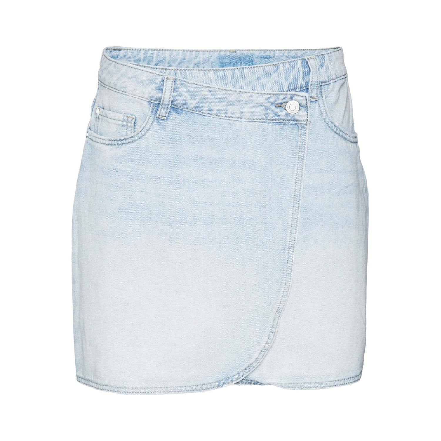 Vero Moda  Betty Short Wrap Denim Skirt