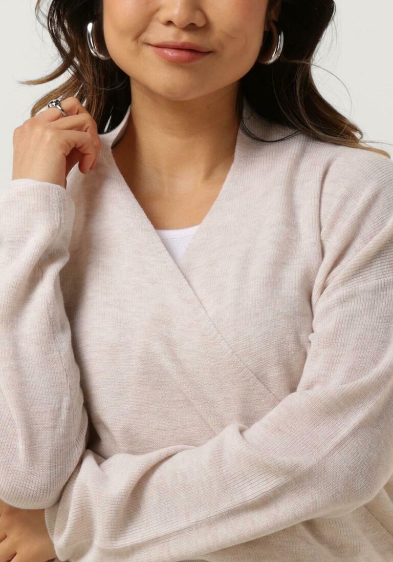 ANOTHER LABEL gebroken wit another label trui len knitted pull l/s
