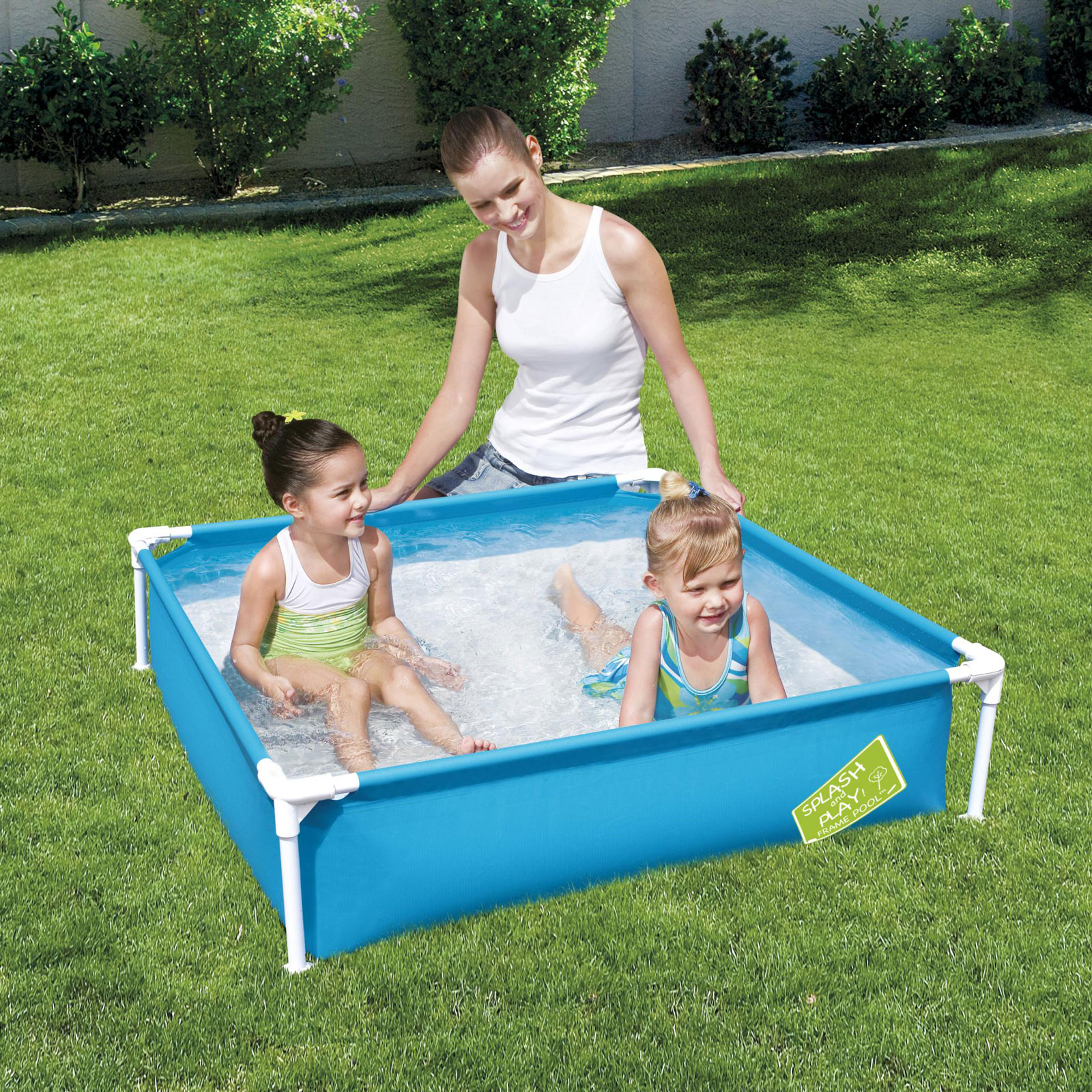 Piscina Tubular Desmontável Bestway My First para Crianças, 122x122x30,5 cm
