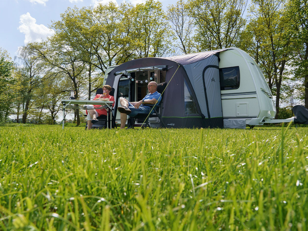 Tweedekans Obelink Rio 320 Easy Air caravan en camper voortent