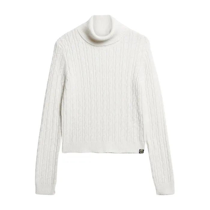 Superdry Cable Roll Neck Trui Dames
