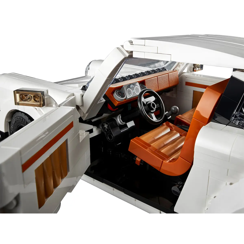 (1458-tlg. Set) Icons Klemmbausteine Race Car Auto Spielzeug Fahrzeug Modell Bausatz (10295) Lizenziert - Porsche 911