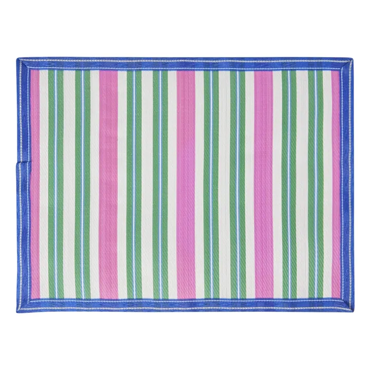 Rice Set de table rayé | Rose