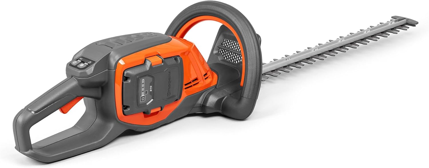 Husqvarna 215iHD45 Akku-Heckenschere – 45cm Messerlänge, 3000 Schnitte/Min, 3,2kg – leicht, leistungsstark & gut ausbalanciert – Digitale Bedienung (inkl. Akku & Ladegerät)