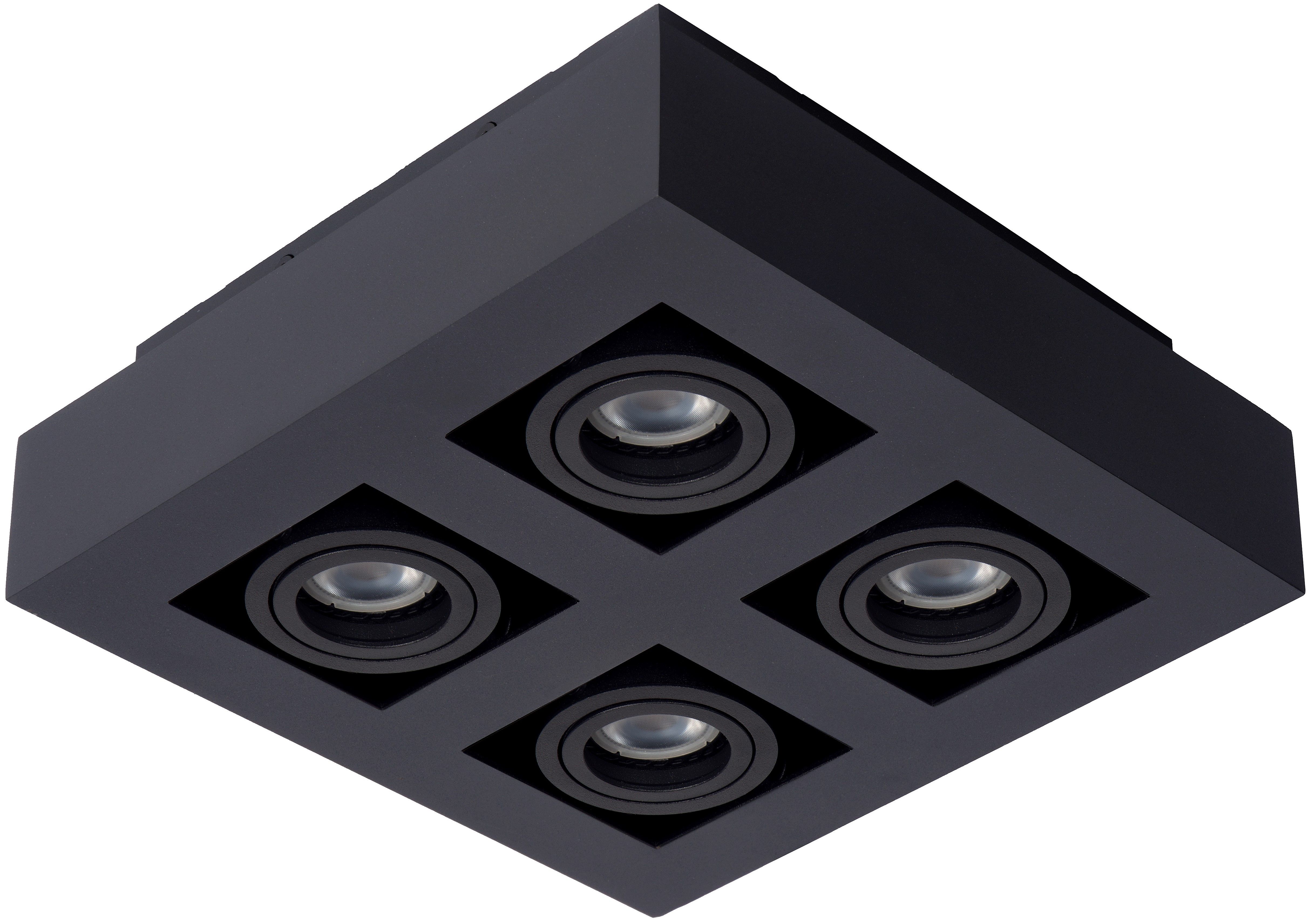 Plafondspot Zwart Xirax B25 x D25 cm