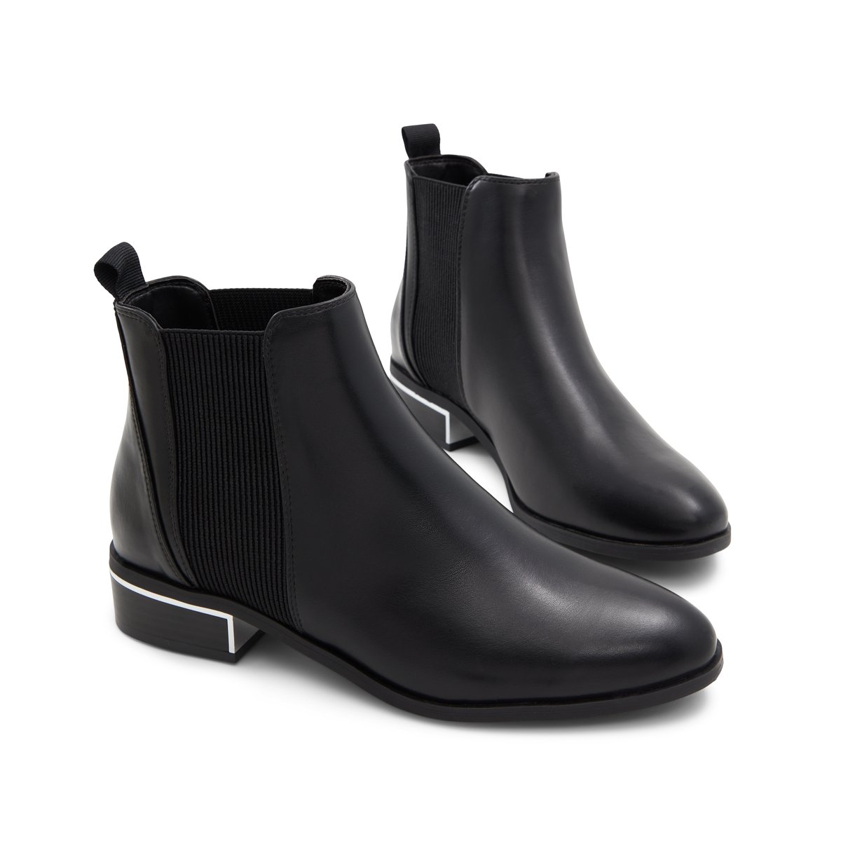 K STUDIO-Carramadar-Bottines Chelsea - Talon plat - Noir