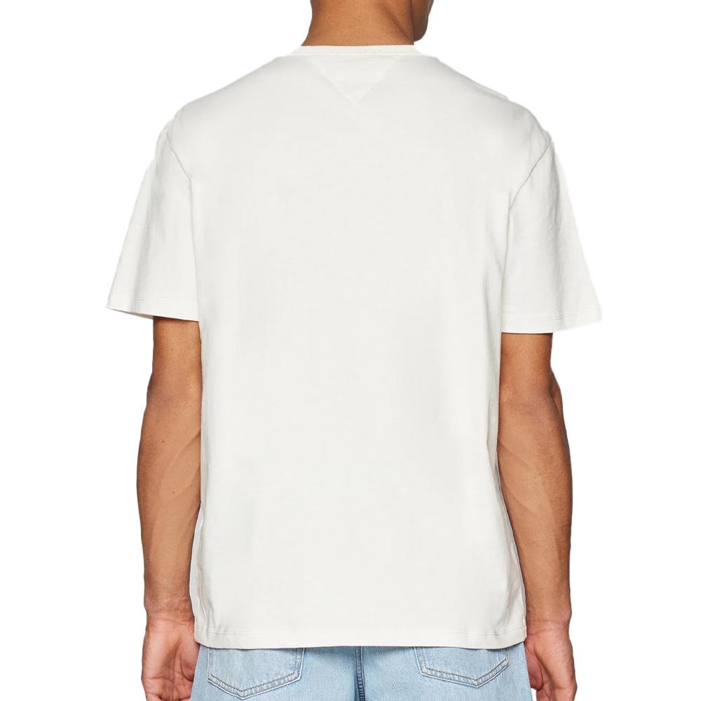 Tommy Hilfiger T-shirt Beige Homme Tommy Hilfiger Badge