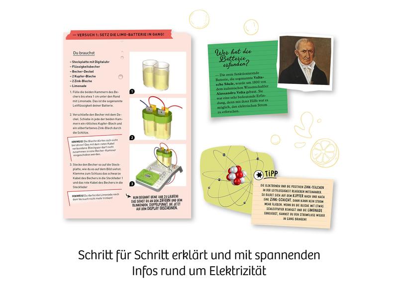 Kosmos Experimentierkasten Limo-Uhr Ein cooler Elektro-Bausatz mit Wow-Effekt!