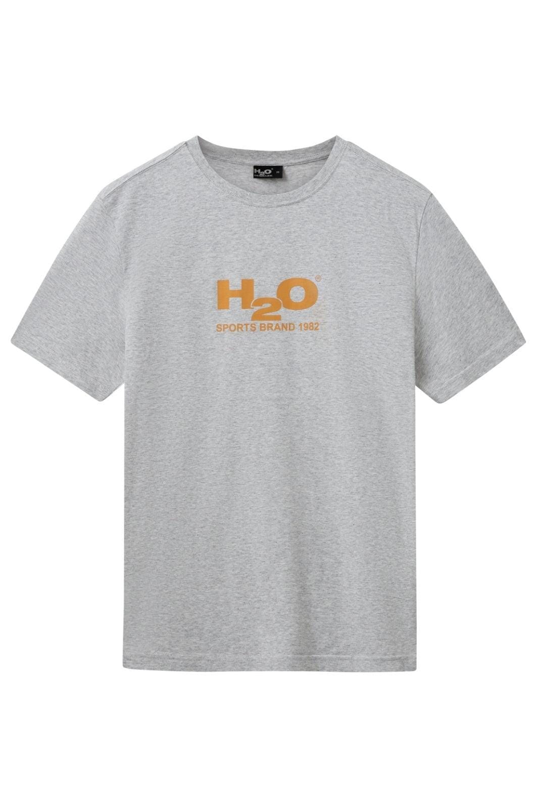 H2O Logo Tee 1020 lt grey mel