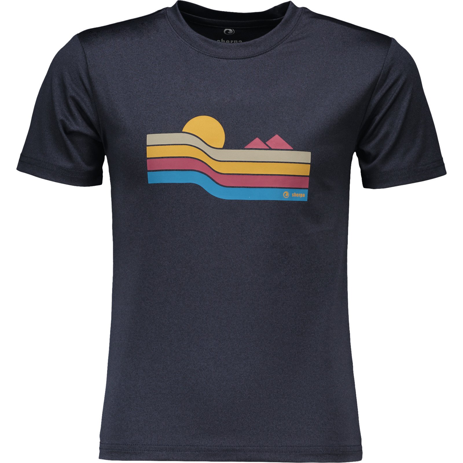 Sherpa Kinder-T-Shirt Mugu dunkelblau