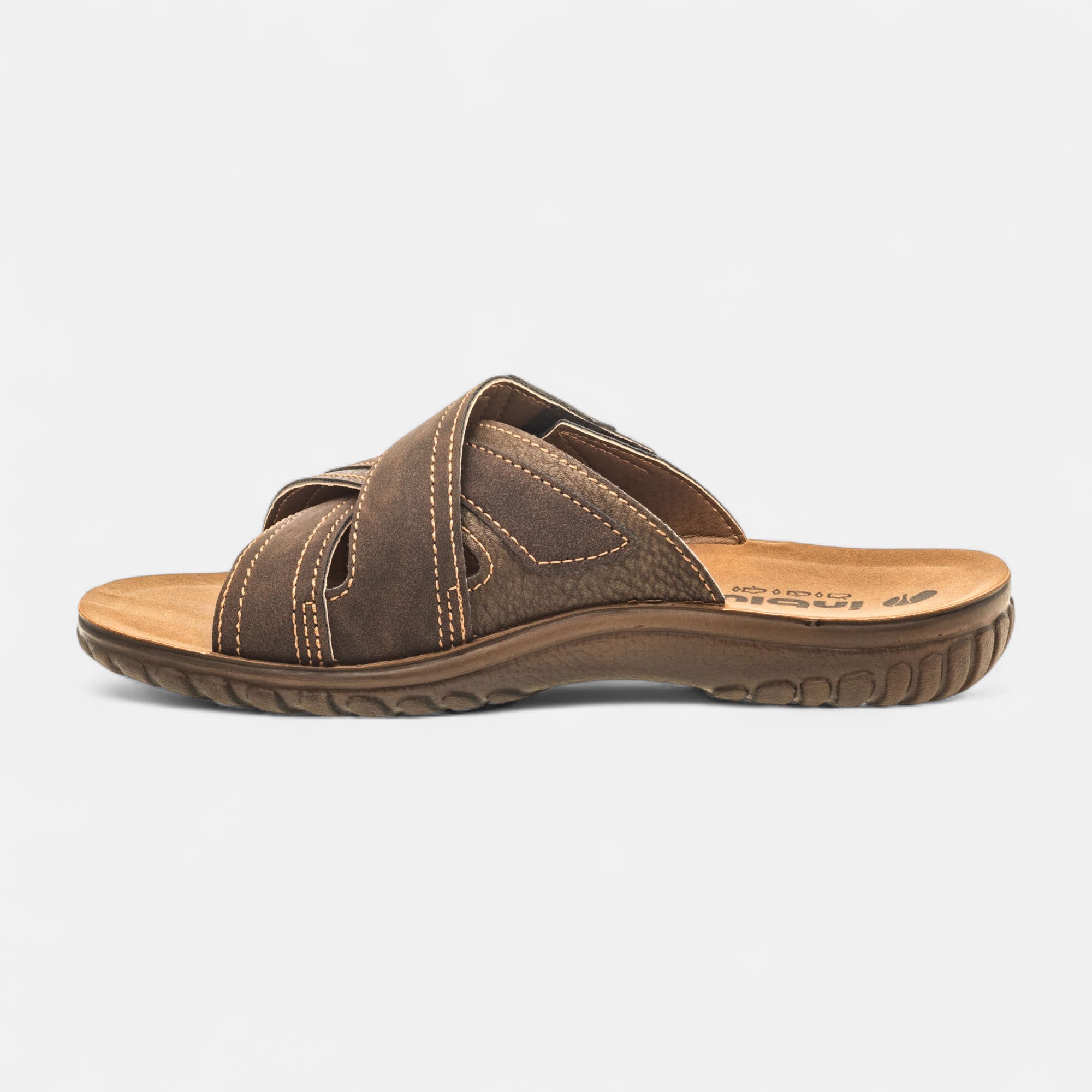 Mules Homme marron