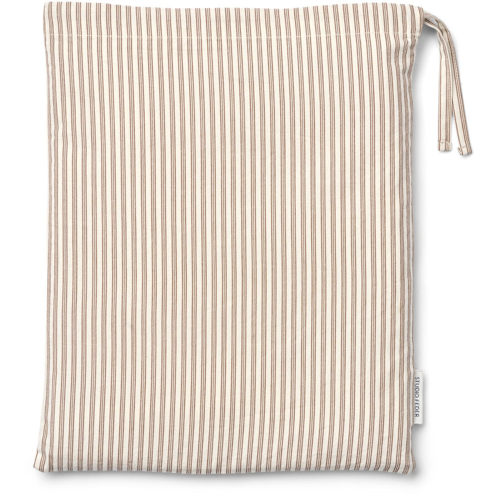 Køb Studio Feder Brown Beach Stripe Sengetøj Percale