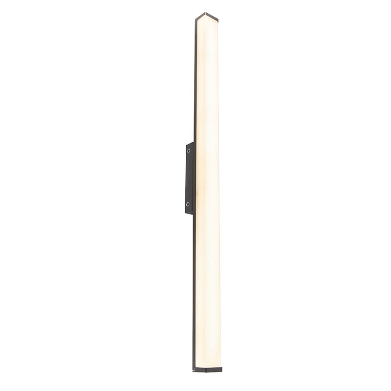 Moderne badkamer wandlamp zwart 92 cm IP44 - Cascada