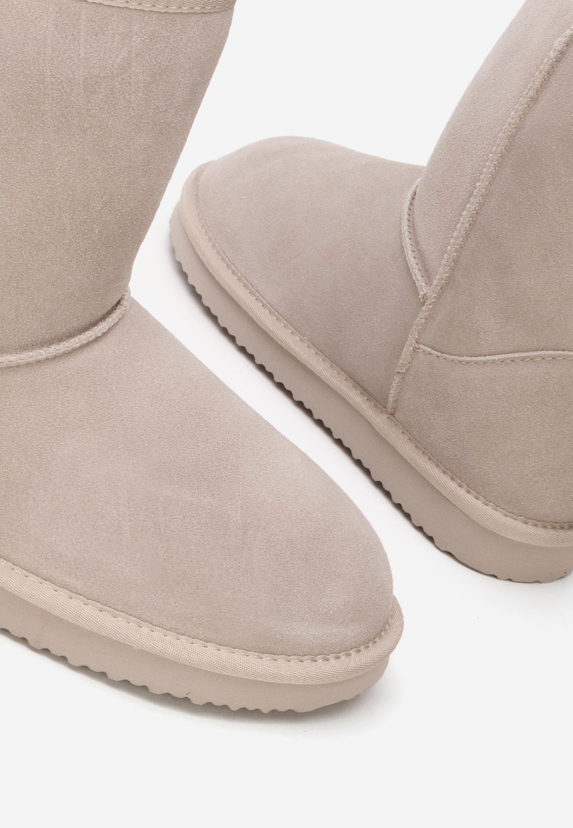 Bottes de neige femme beige Crisea