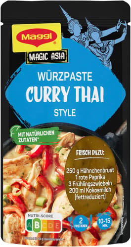 MAGGI Food Travel Würzpasten Curry Thai Style