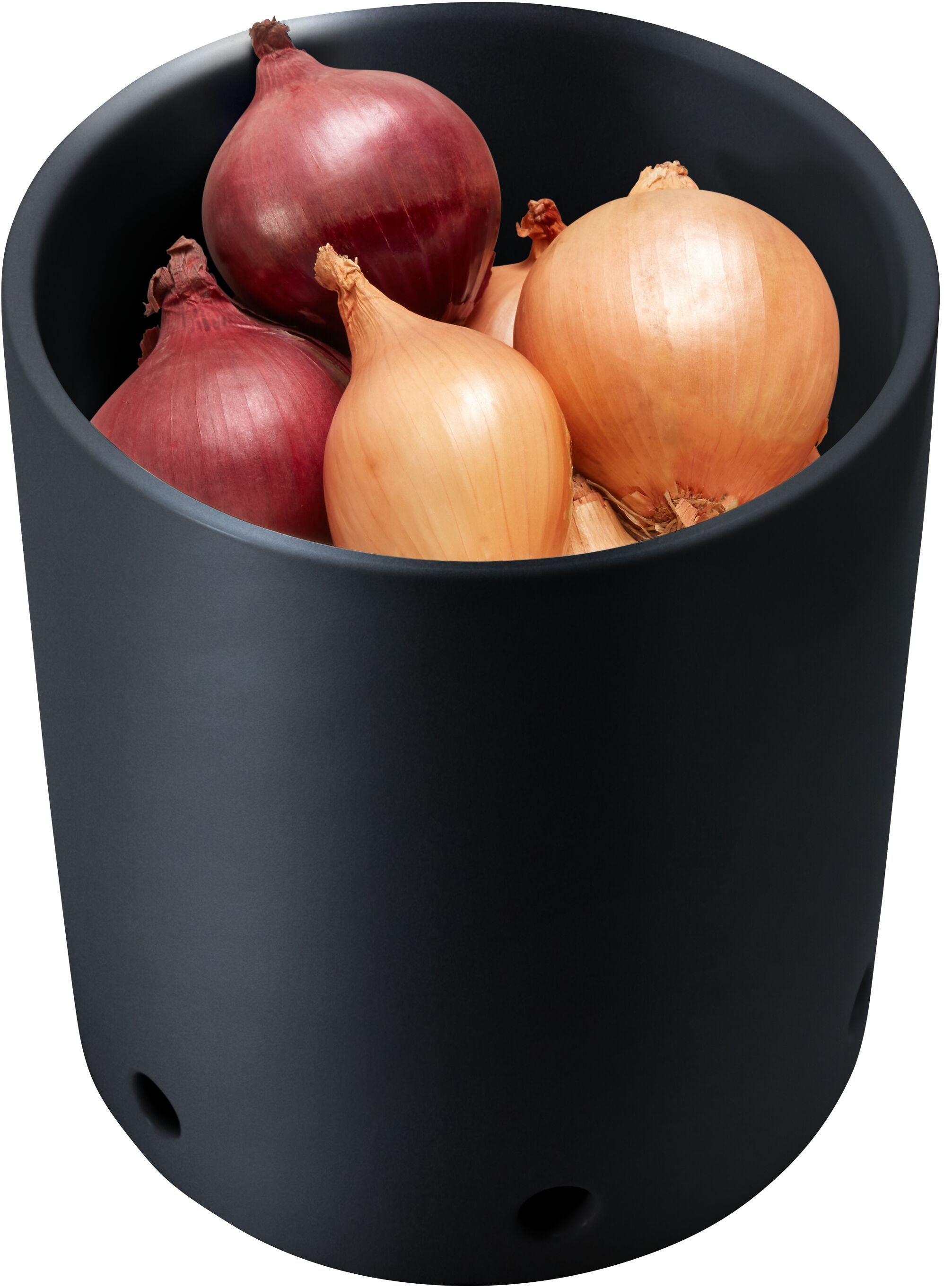 NEVIA Zwiebeltopf - Schwarz / H: 18.5 cm