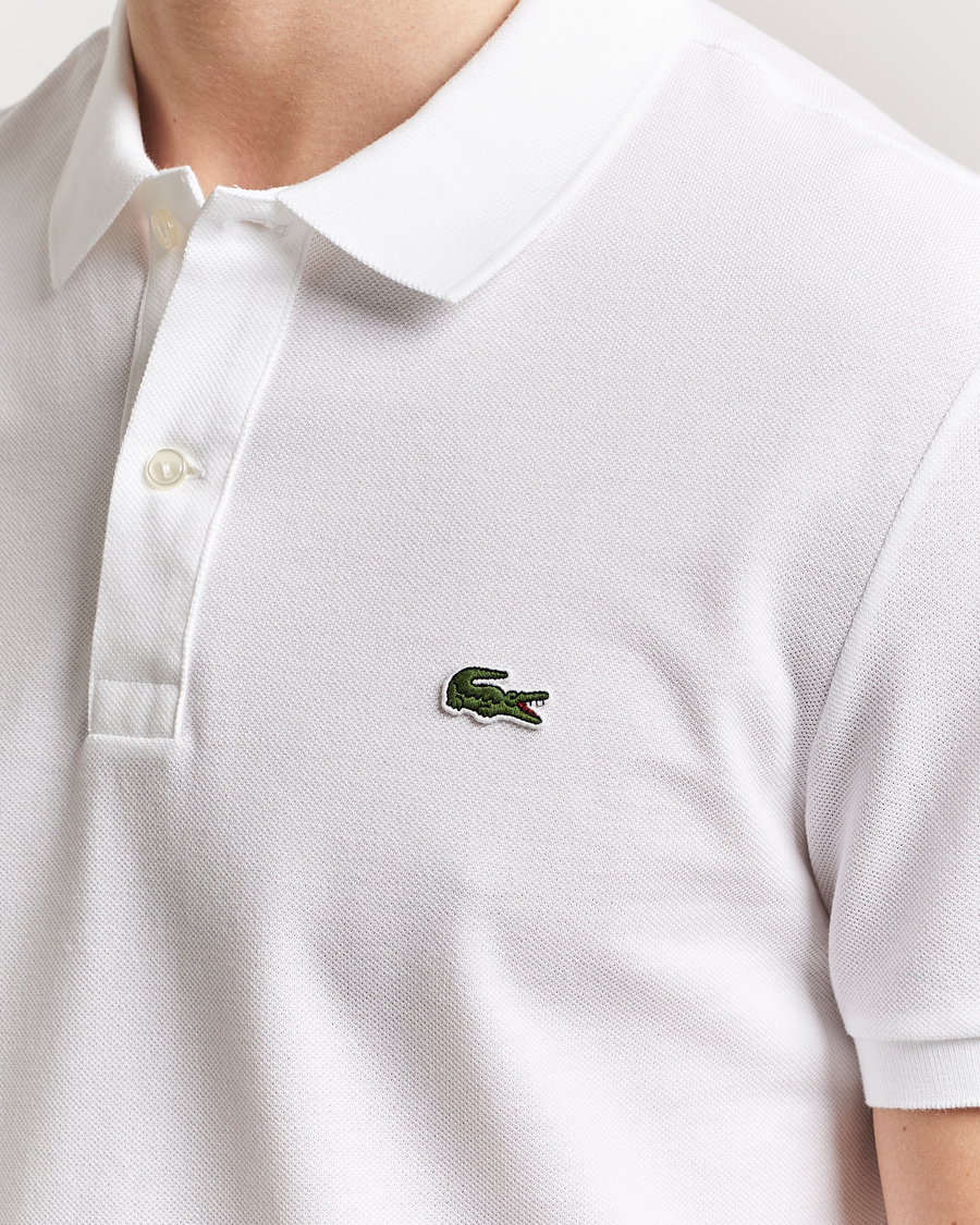 Lacoste Slim Fit Polo Piké White
