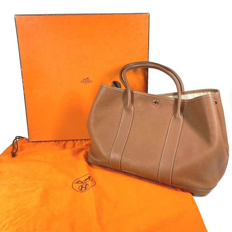 Hermès Vintage Hermès Garden Party Beige