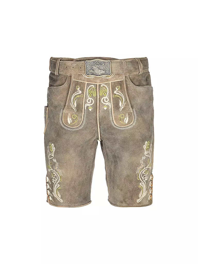GWEIH & SILK Lederhose LIAM beige