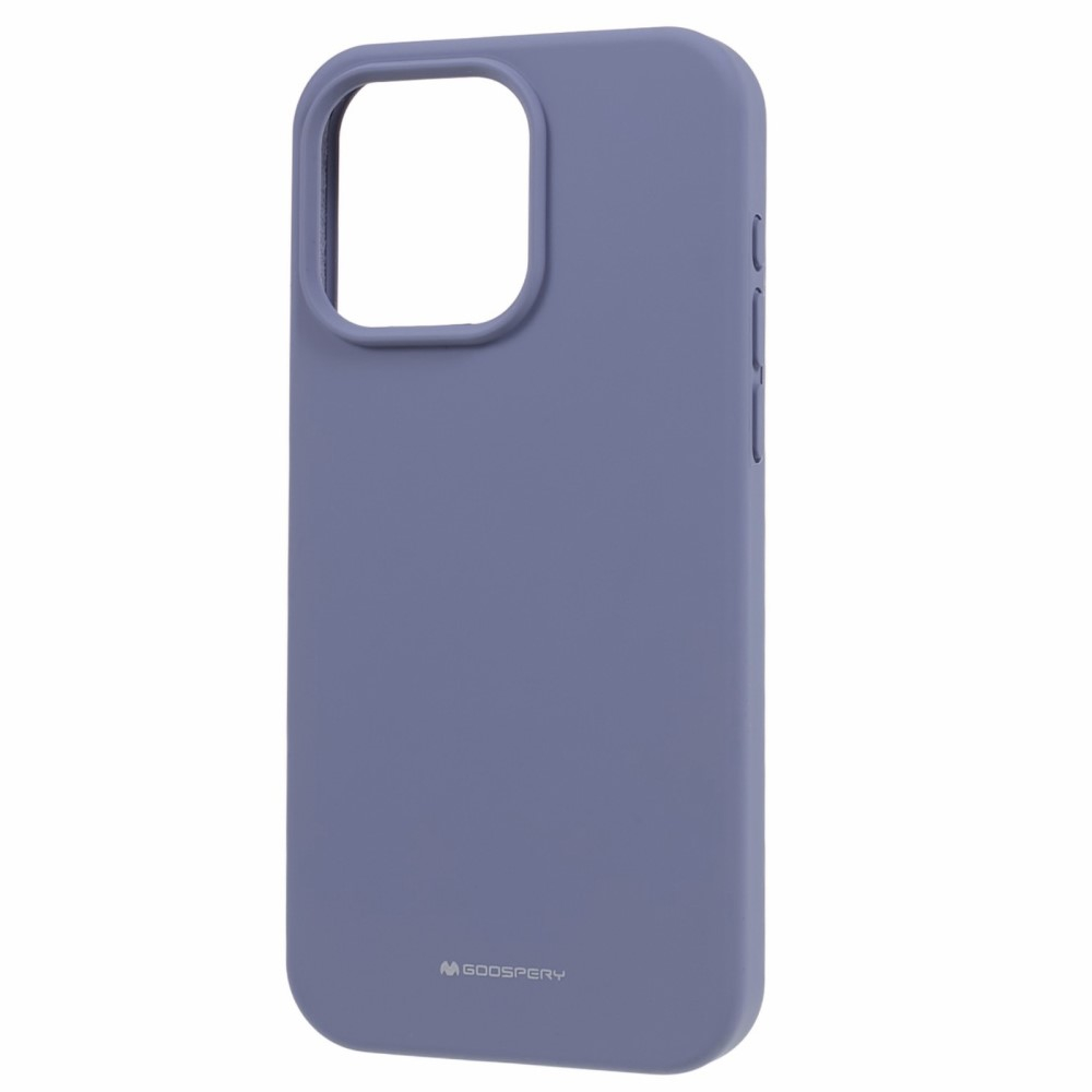 Mercury Goospery - iPhone 15 Pro Silikon Case Hülle - Lila (Matt)