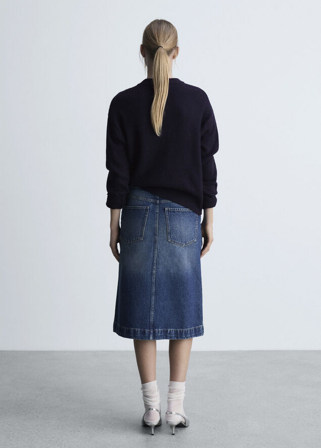 MANGO SWEATER. -- MARIANO Navy