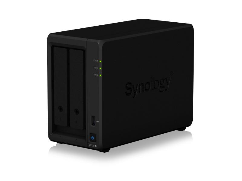 Synology NAS DiskStation DS720  2-bay Kapazitätsskalierbares NAS mit SSD-Cache-Beschleunigungsfähigkeit