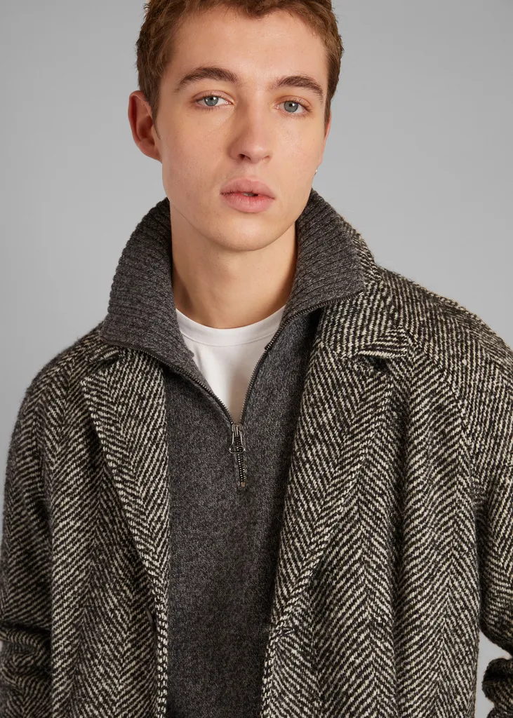 Pardessus oversize en chevron L'Exception Paris