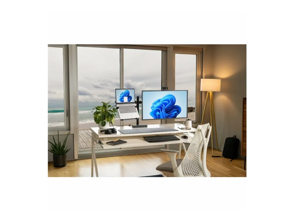 SD4781P USB-C® og USB-A Dual 4K-dockingstation Sort