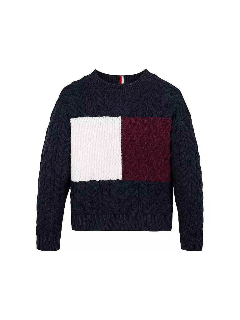 TOMMY HILFIGER Jungen Pullover dunkelblau