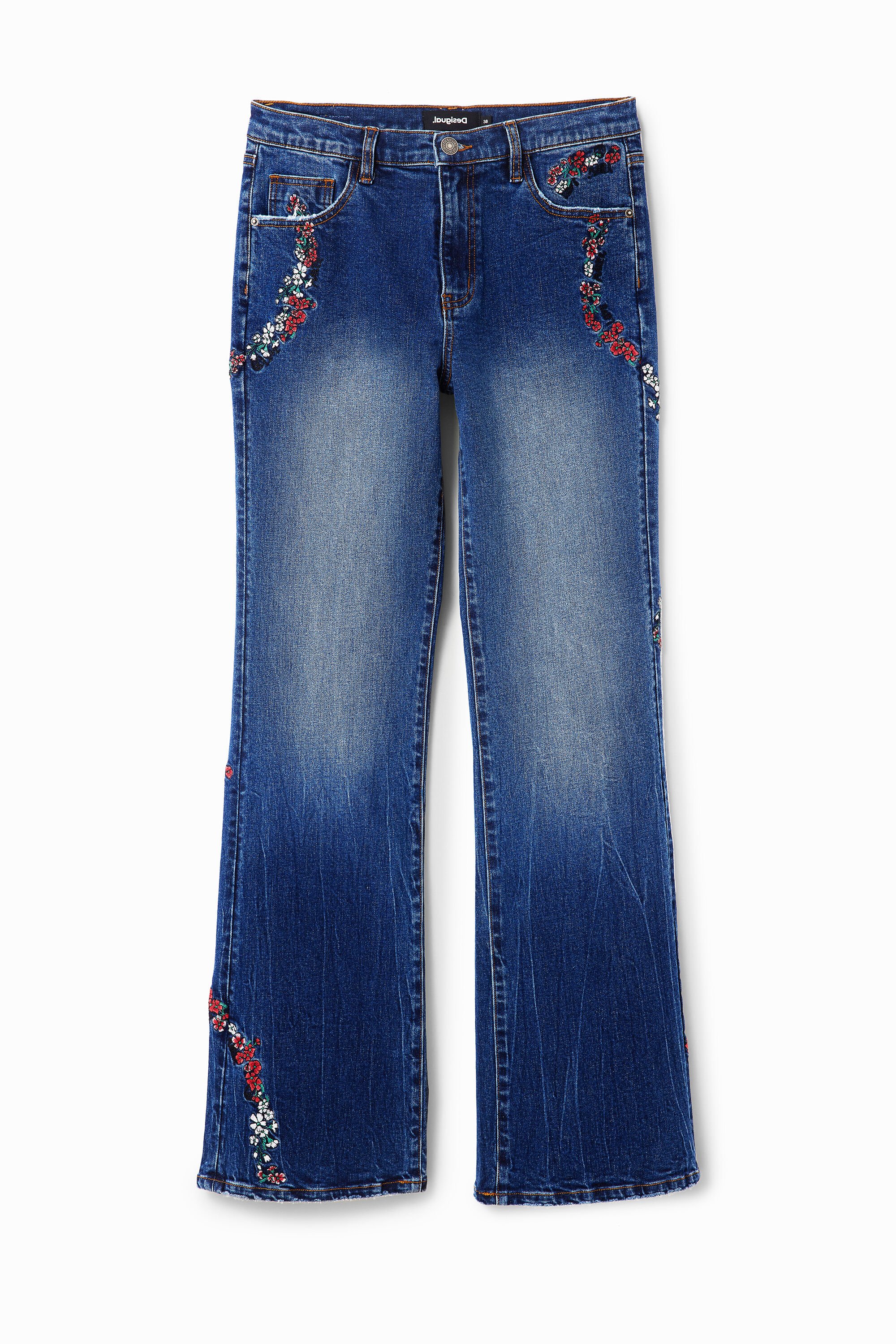 Jean wide leg flare